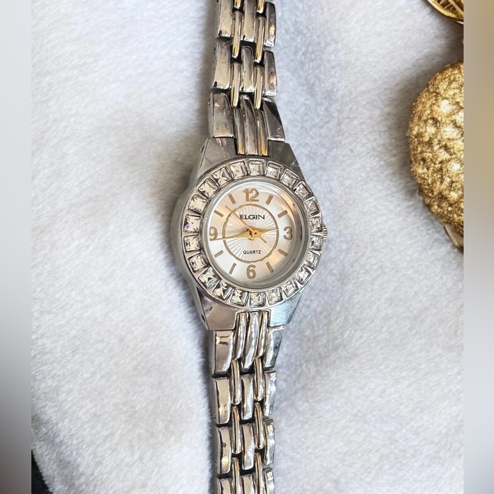 ELGIN Rhinestone Quartz Analog Watch (7.75”) - Picture 3 of 11